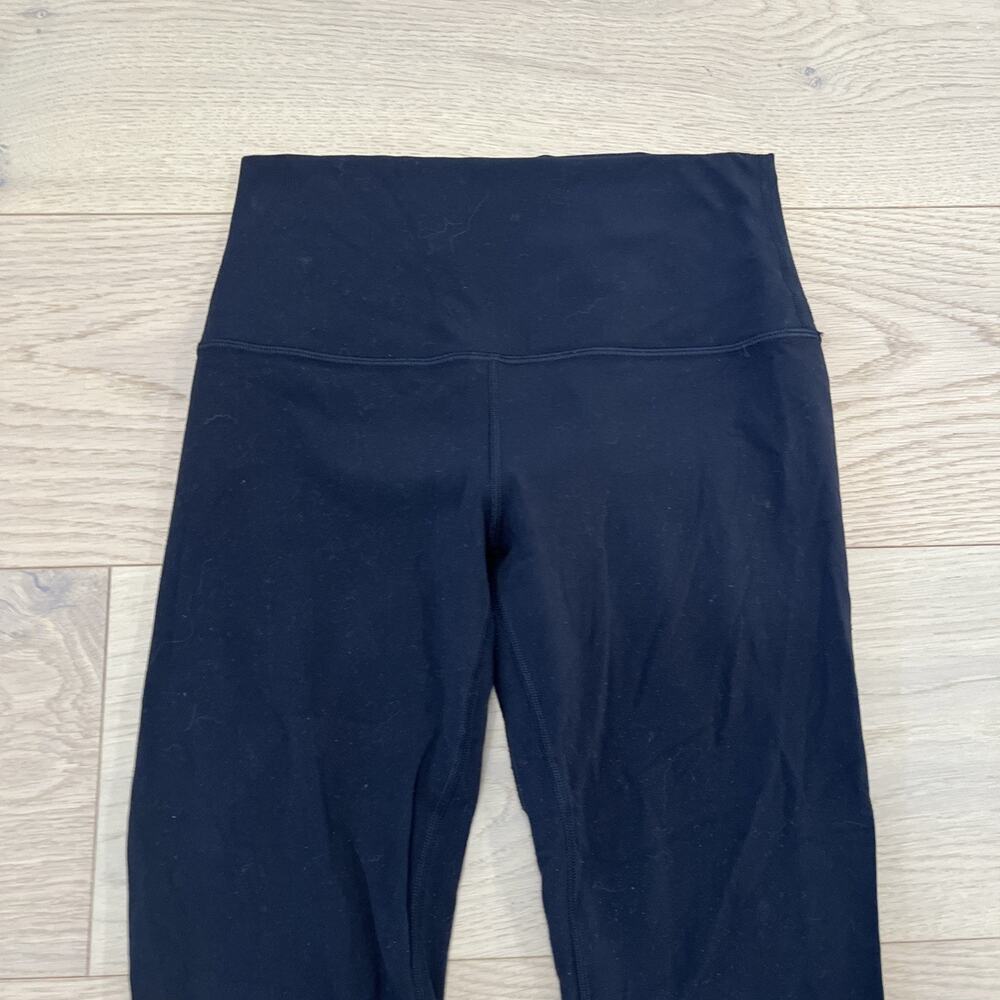 Lululemon Womens Train Time Black Crop Leggings Size 6 - Picture 2 of 8